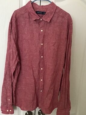 NAUTICA CASUAL LONG SLEEVE SHIRT MENS